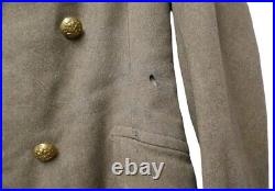 Original WWII British Army Overcoat Captain G THOMPSON Middlesex Regiment 1942