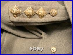 Original WWII British Army Overcoat Captain G THOMPSON Middlesex Regiment 1942