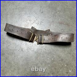 Original WWII British Army P39 Leather Belt