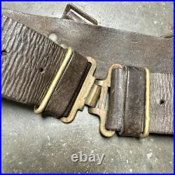 Original WWII British Army P39 Leather Belt