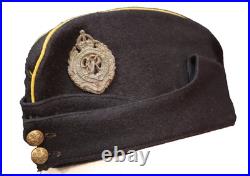Original WWII British Army Royal Engineers Side Cap Headdress Kings Crown
