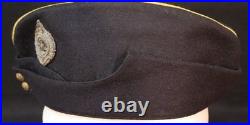 Original WWII British Army Royal Engineers Side Cap Headdress Kings Crown Original WWII British Army Royal Engineers Side Cap Headdress Kings Crown