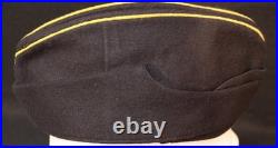 Original WWII British Army Royal Engineers Side Cap Headdress Kings Crown Original WWII British Army Royal Engineers Side Cap Headdress Kings Crown