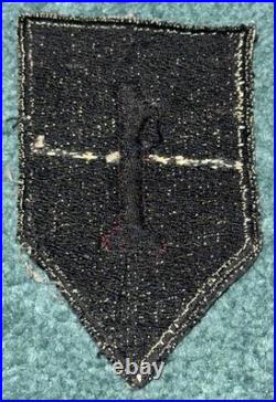 Original WWII British Made US Army 1st Infantry Division Big Red One Patch