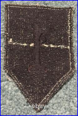 Original WWII British Made US Army 1st Infantry Division Big Red One Patch
