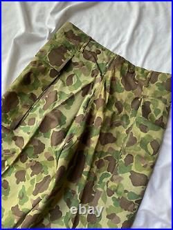 Original WWII Deadstock Army Frogskin Trousers with Cutter Tags