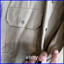 Original WWII Era 1940s Filipino Crusaders World Army Shirt Patched Moncado