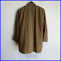 Original WWII Era 1940s Filipino Crusaders World Army Shirt Patched Moncado