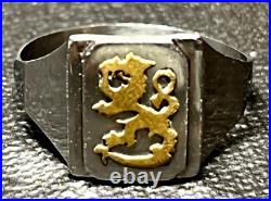 Original WWII Finnish Army Ring Winter War 1939 1940 Finland Rare Trench Art