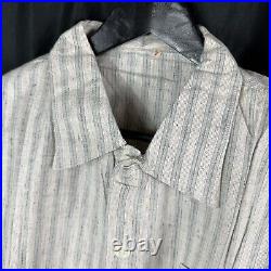 Original WWII French Army Flannel Pyjamas Set Shirt & Trousers