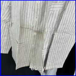 Original WWII French Army Flannel Pyjamas Set Shirt & Trousers