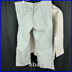 Original WWII French Army Flannel Pyjamas Set Shirt & Trousers