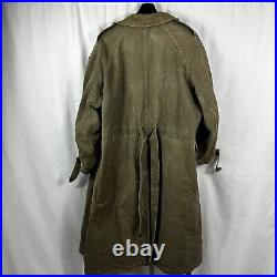 Original WWII French Army Motorized Coat Jacket Canvas