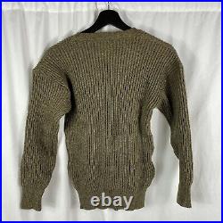 Original WWII French Army Sweater 1930s Rothschild