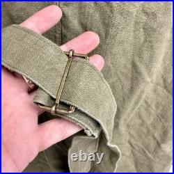 Original WWII French Army Transport Canvas M38 Trenchcoat Deadstock Mint