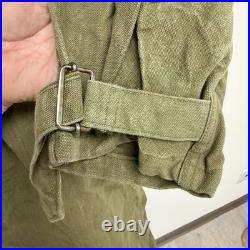 Original WWII French Army Transport Canvas M38 Trenchcoat Deadstock Mint