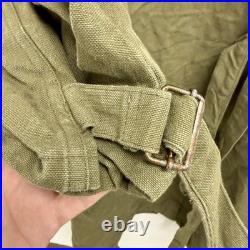 Original WWII French Army Transport Canvas M38 Trenchcoat Deadstock Mint