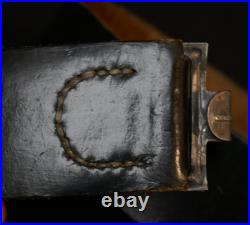 Original WWII German Army Wehrmacht Combat Belt Marked 1940 Maker Marked