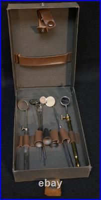 Original WWII German Army Wehrmacht Dentist Kit Spiegeltasche Zahnarzt Hallmark Original WWII German Army Wehrmacht Dentist Kit Spiegeltasche Zahnarzt Hallmark