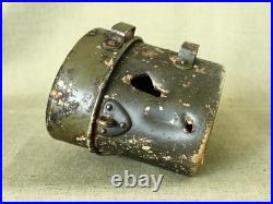 Original WWII German Army aluminium Mess kit / Italian type/ with Battle damage