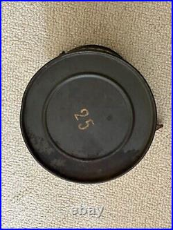 Original WWII German Army gas mask container canister, a very nice example