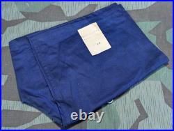 Original WWII German Blue Sports Shorts 35 waist NOS Wehrmacht Army 1940s Vtg