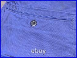 Original WWII German Blue Sports Shorts 35 waist NOS Wehrmacht Army 1940s Vtg