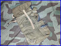 Original WWII German Late War Pioneer Back Pack Rucksack Backpack Pouch Army