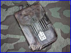 Original WWII German M31 Map Case Mapcase Wehrmacht Army Heer Leather Military