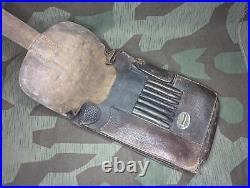 Original WWII German M31 Map Case Mapcase Wehrmacht Army Heer Leather Military