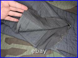 Original WWII German Reed Green Padded Trouser Liner Winter Soldier Army Pants