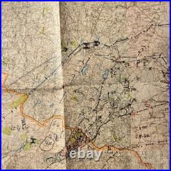 Original WWII German Tactical Map Army Group North Barbarossa Lithuania Invasion
