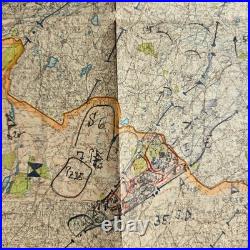 Original WWII German Tactical Map Army Group North Barbarossa Lithuania Invasion