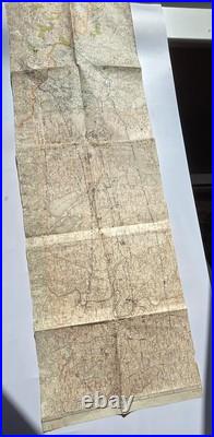 Original WWII German Tactical Map Army Group North Barbarossa Lithuania Invasion