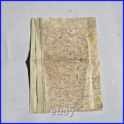 Original WWII German Tactical Map Army Group North Barbarossa Lithuania Invasion