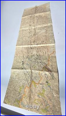 Original WWII German Tactical Map Army Group North Barbarossa Lithuania Invasion