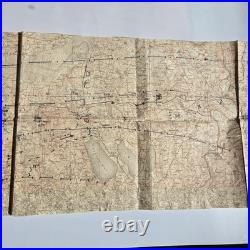 Original WWII German Tactical Map Army Group North Barbarossa Lithuania Invasion