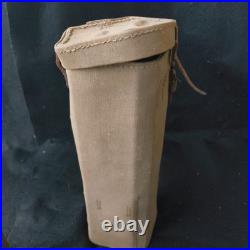 Original WWII Imperial Japanese Army Military Lantern Cantera with Canvas Case IJA