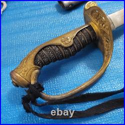 Original WWII Japanese Army Command Saber IJA Military Parade Sword No Blade YO
