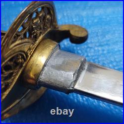 Original WWII Japanese Army Command Saber IJA Military Parade Sword No Blade YO