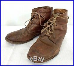 Original WWII Japanese Army Leather Combat Boots