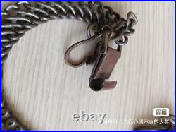 Original WWII Japanese Gunto Sword Belt HANGER Chain IJA Army Katana WW2 Samurai