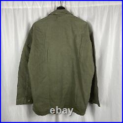 Original WWII Korean War Named US Army HBT Jacket Size 42
