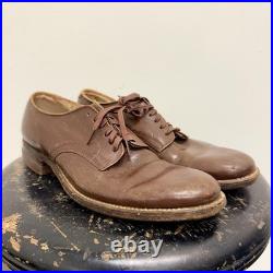Original WWII Korean War US Army WAC Officer Service Derby Shoes Size 5 1951
