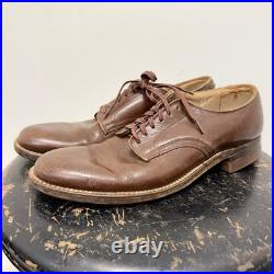 Original WWII Korean War US Army WAC Officer Service Derby Shoes Size 5 1951