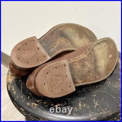 Original WWII Korean War US Army WAC Officer Service Derby Shoes Size 5 1951