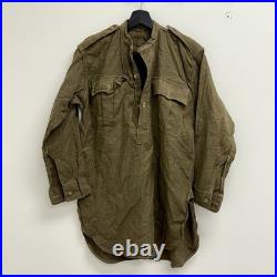 Original WWII M26 French Army Pullover Flannel Shirt Mint