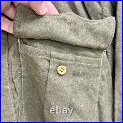 Original WWII M26 French Army Pullover Flannel Shirt Mint