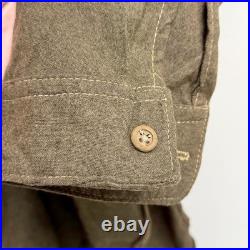 Original WWII M26 French Army Pullover Flannel Shirt Mint