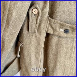 Original WWII M36 French Vichy Army Trenchcoat Dsted 1942